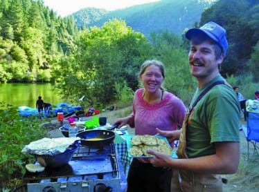 Dinner time on the Middle Fork American River